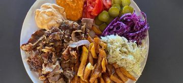 Shaorma de vita la farfurie